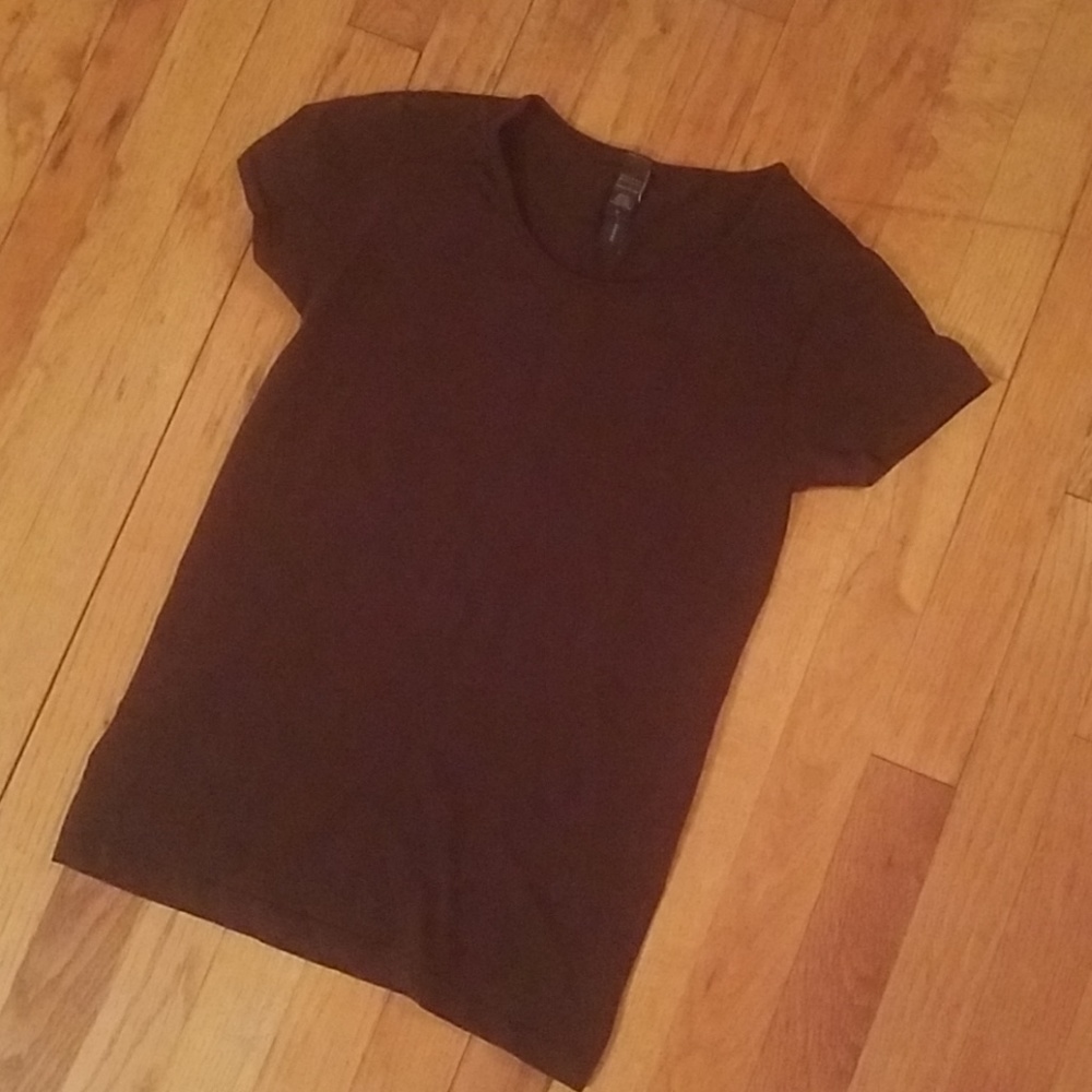 BR Chocolate Brown Spandex T-shirt